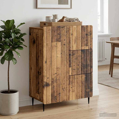 Sideboard Old Wood 66 x 34.5 x 91.5 cm Engineered Wood
