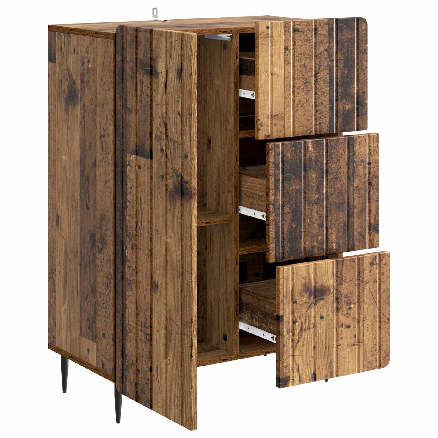 Sideboard Old Wood 66 x 34.5 x 91.5 cm Engineered Wood