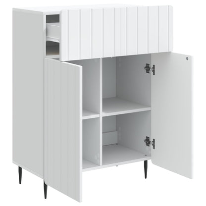 Sideboard with Drawer White 66 x 34.5 x 92 cm Engineered Wood