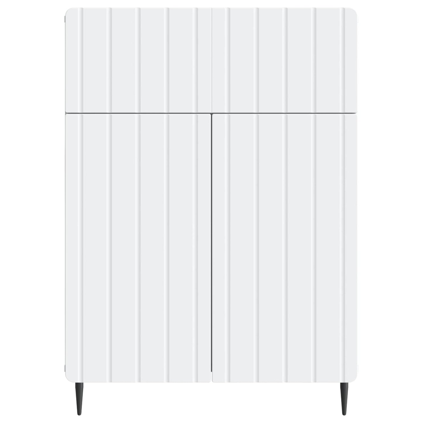 Sideboard with Drawer White 66 x 34.5 x 92 cm Engineered Wood