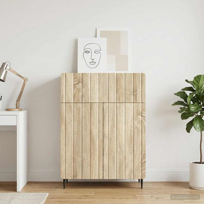 Sideboard Sonoma Oak 66 x 34.5 x 92 cm Engineered Wood