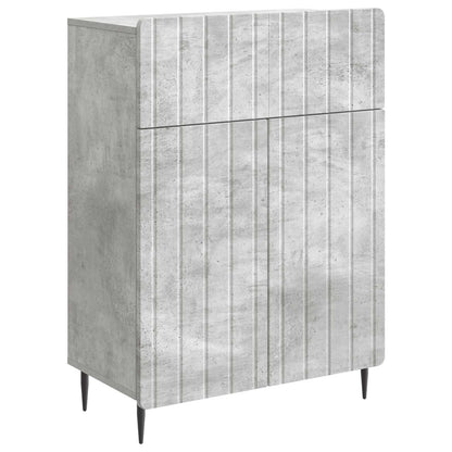 Sideboard Concrete Grey 66 x 34.5 x 92 cm Engineered Wood