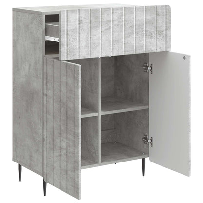 Sideboard Concrete Grey 66 x 34.5 x 92 cm Engineered Wood
