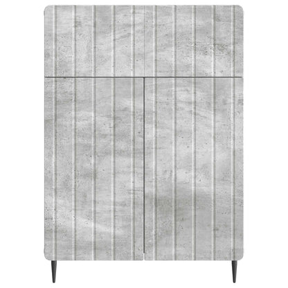 Sideboard Concrete Grey 66 x 34.5 x 92 cm Engineered Wood