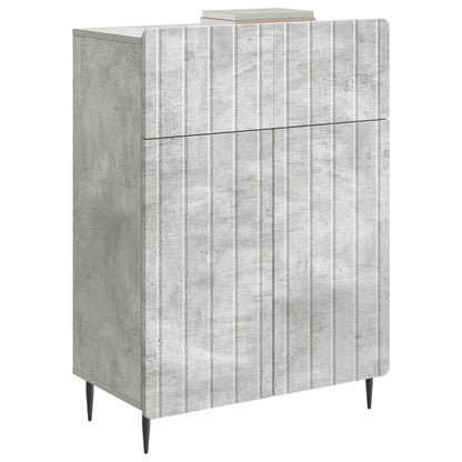 Sideboard Concrete Grey 66 x 34.5 x 92 cm Engineered Wood