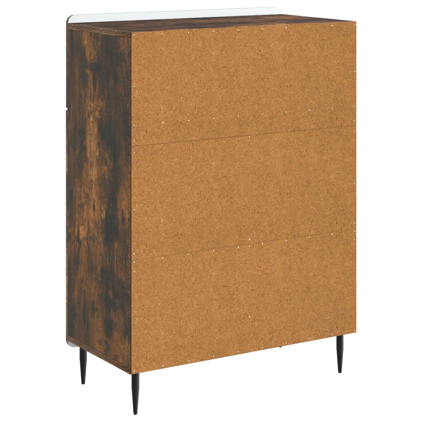 Sideboard Smoked Oak 66 x 34.5 x 92 cm Engineered Wood