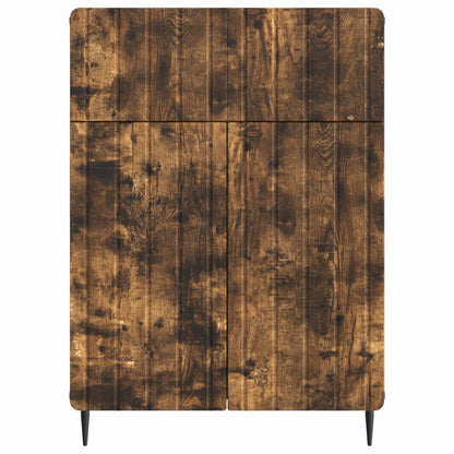 Sideboard Smoked Oak 66 x 34.5 x 92 cm Engineered Wood