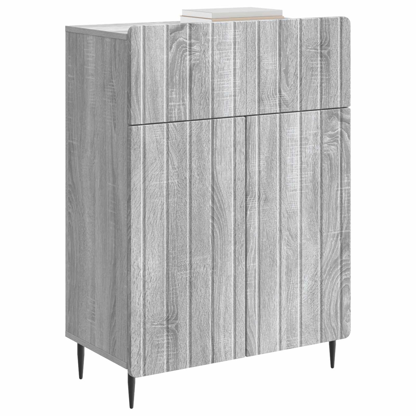 Sideboard Grey Sonoma 66 x 34.5 x 92 cm Engineered Wood