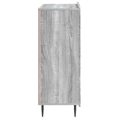 Sideboard Grey Sonoma 66 x 34.5 x 92 cm Engineered Wood