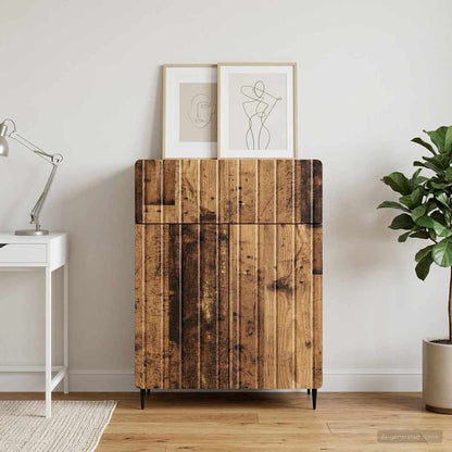 Sideboard Old Wood 66 x 34.5 x 92 cm Engineered Wood