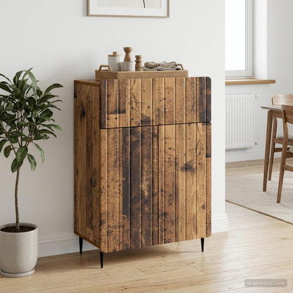 Sideboard Old Wood 66 x 34.5 x 92 cm Engineered Wood
