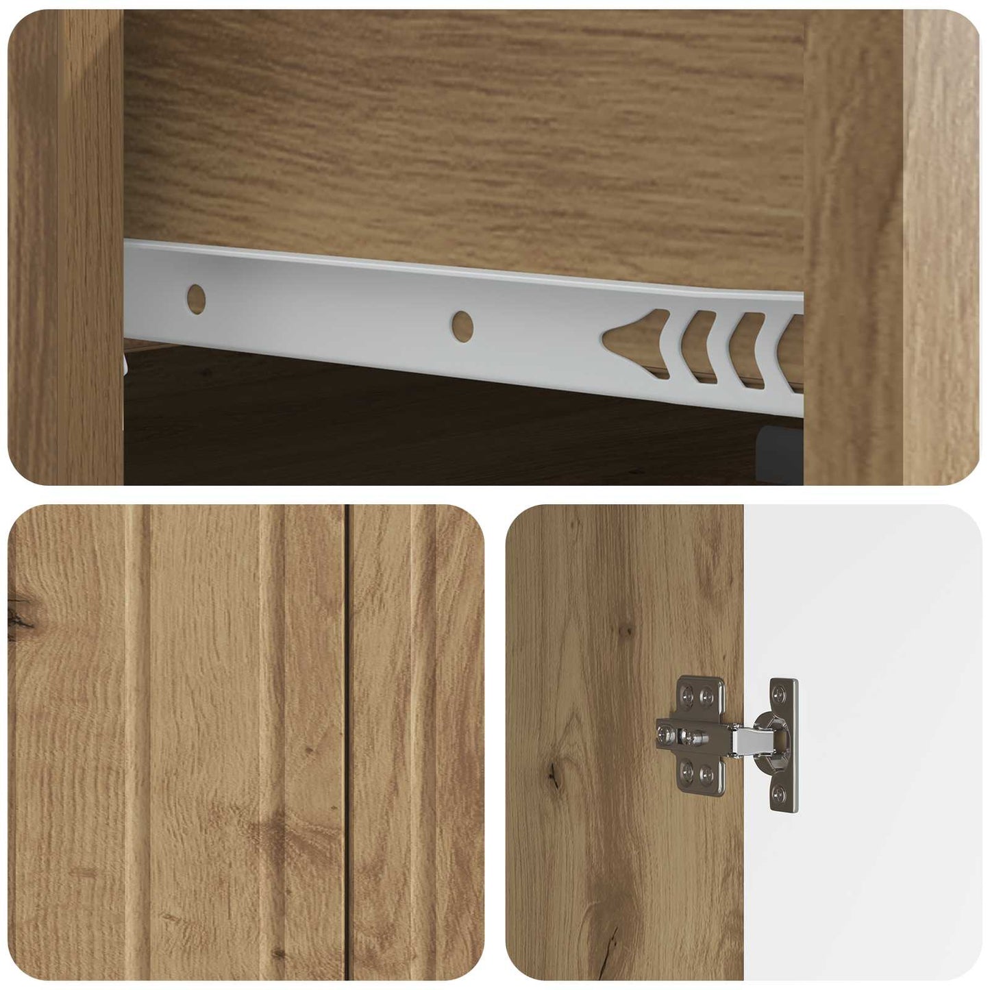 Sideboard Artisan Oak 66 x 34.5 x 92 cm Engineered Wood