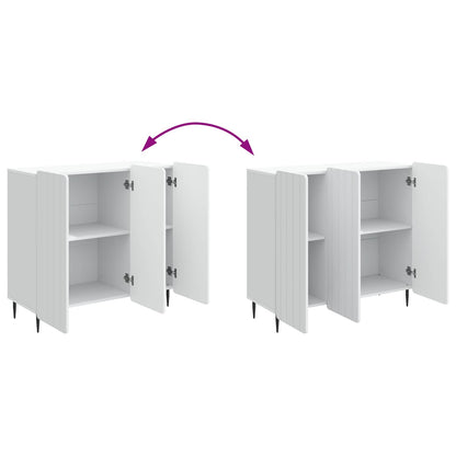 Sideboard White 89 x 34.5 x 82 cm Engineered Wood