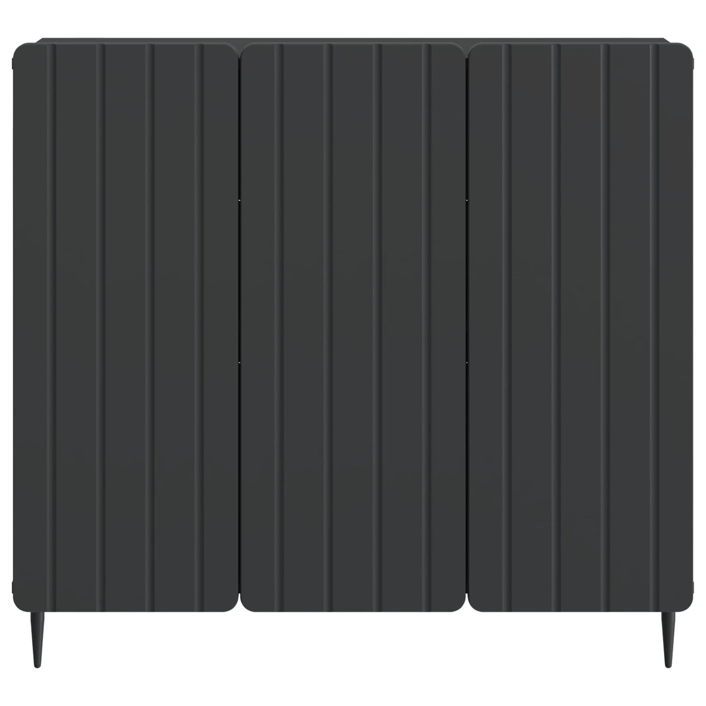 Sideboard Black 89 x 34.5 x 82 cm Engineered Wood