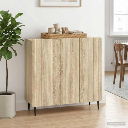 Sideboard Sonoma Oak 89 x 34.5 x 82 cm Engineered Wood