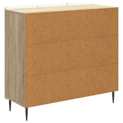 Sideboard Sonoma Oak 89 x 34.5 x 82 cm Engineered Wood