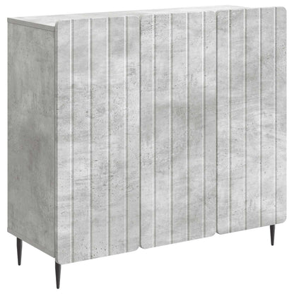 Sideboard Concrete Grey 89 x 34.5 x 82 cm Engineered Wood