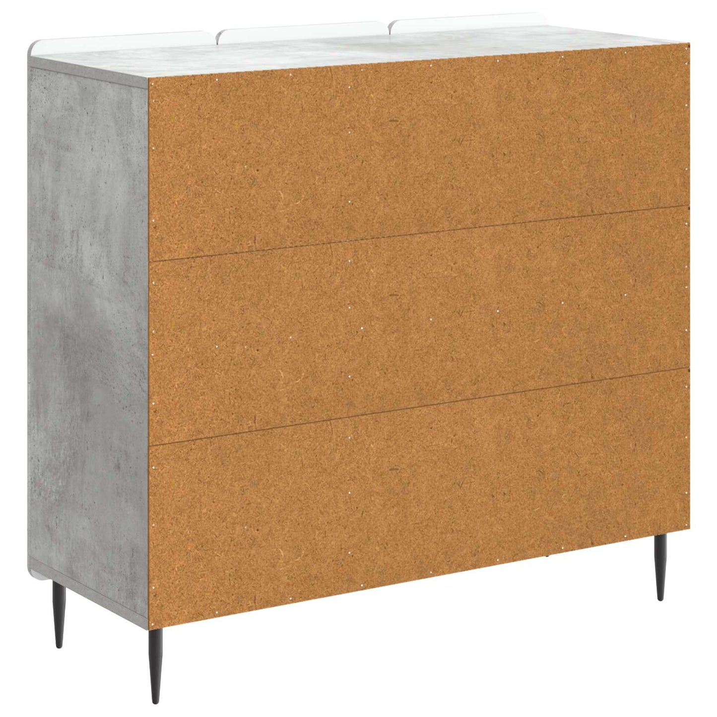 Sideboard Concrete Grey 89 x 34.5 x 82 cm Engineered Wood
