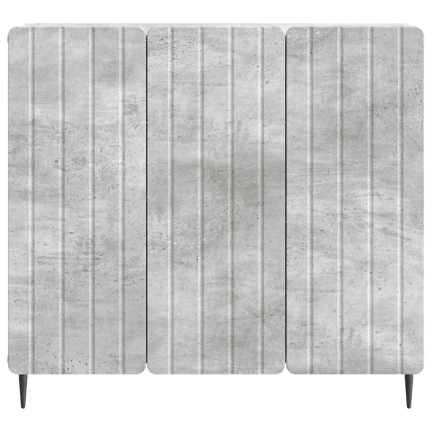 Sideboard Concrete Grey 89 x 34.5 x 82 cm Engineered Wood