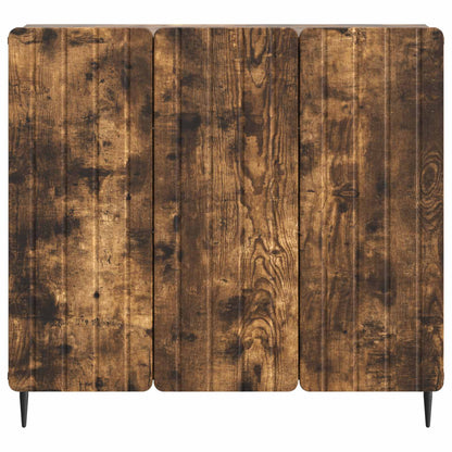 Sideboard Smoked Oak 89 x 34.5 x 82 cm Engineered Wood