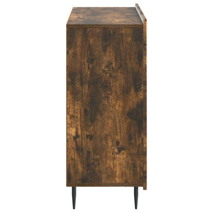 Sideboard Smoked Oak 89 x 34.5 x 82 cm Engineered Wood