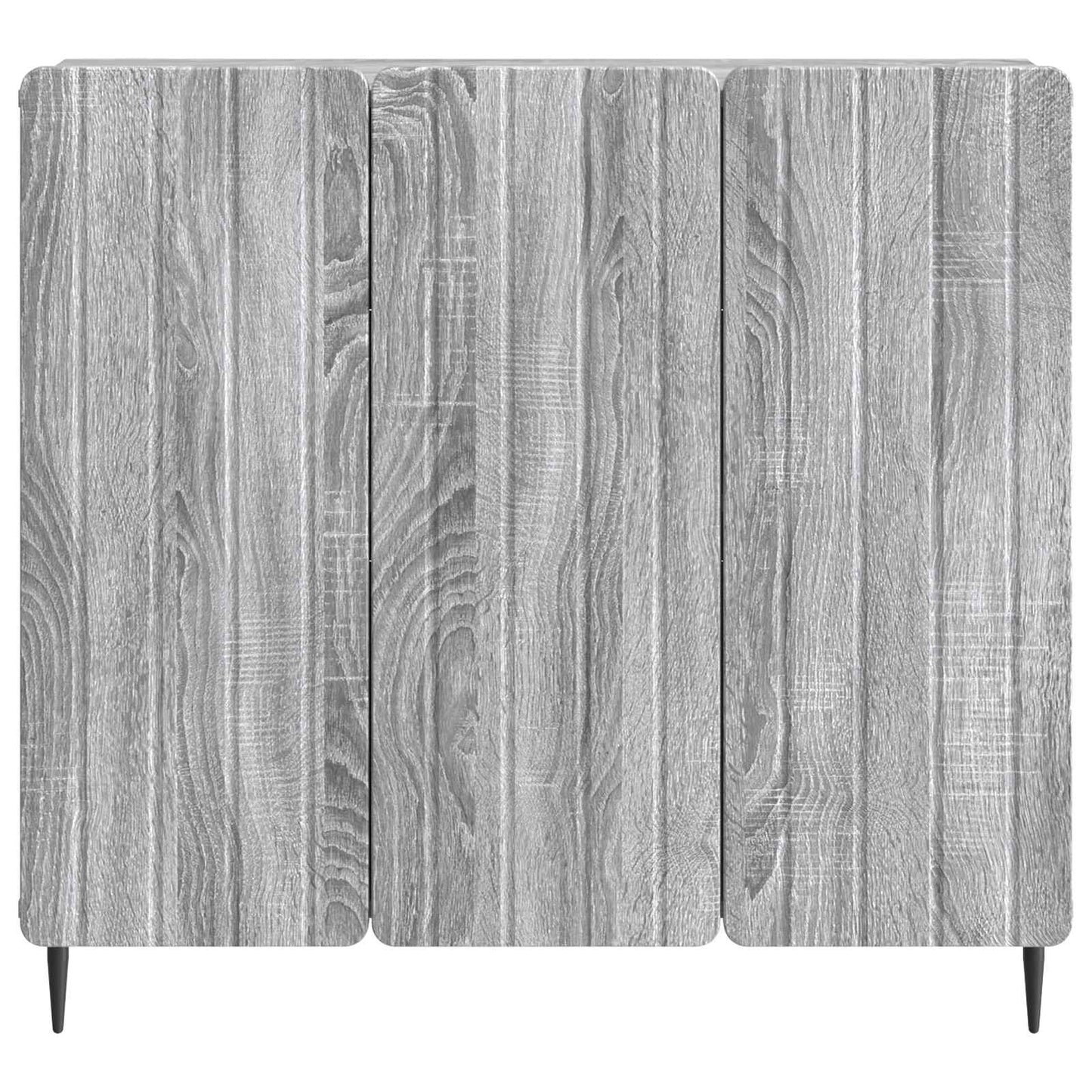 Sideboard Grey Sonoma 89 x 34.5 x 82 cm Engineered Wood