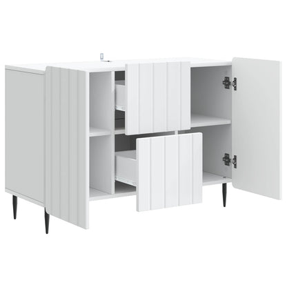 Sideboard with Drawer White 89 x 34.5 x 62 cm Engineered Wood