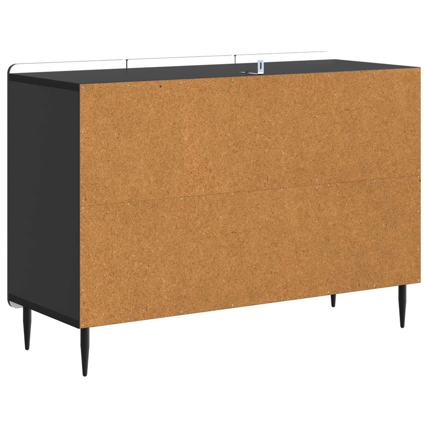Sideboard with Drawer Black 89 x 34.5 x 62 cm Engineered Wood