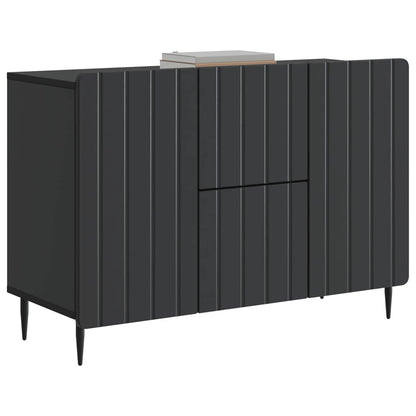 Sideboard with Drawer Black 89 x 34.5 x 62 cm Engineered Wood