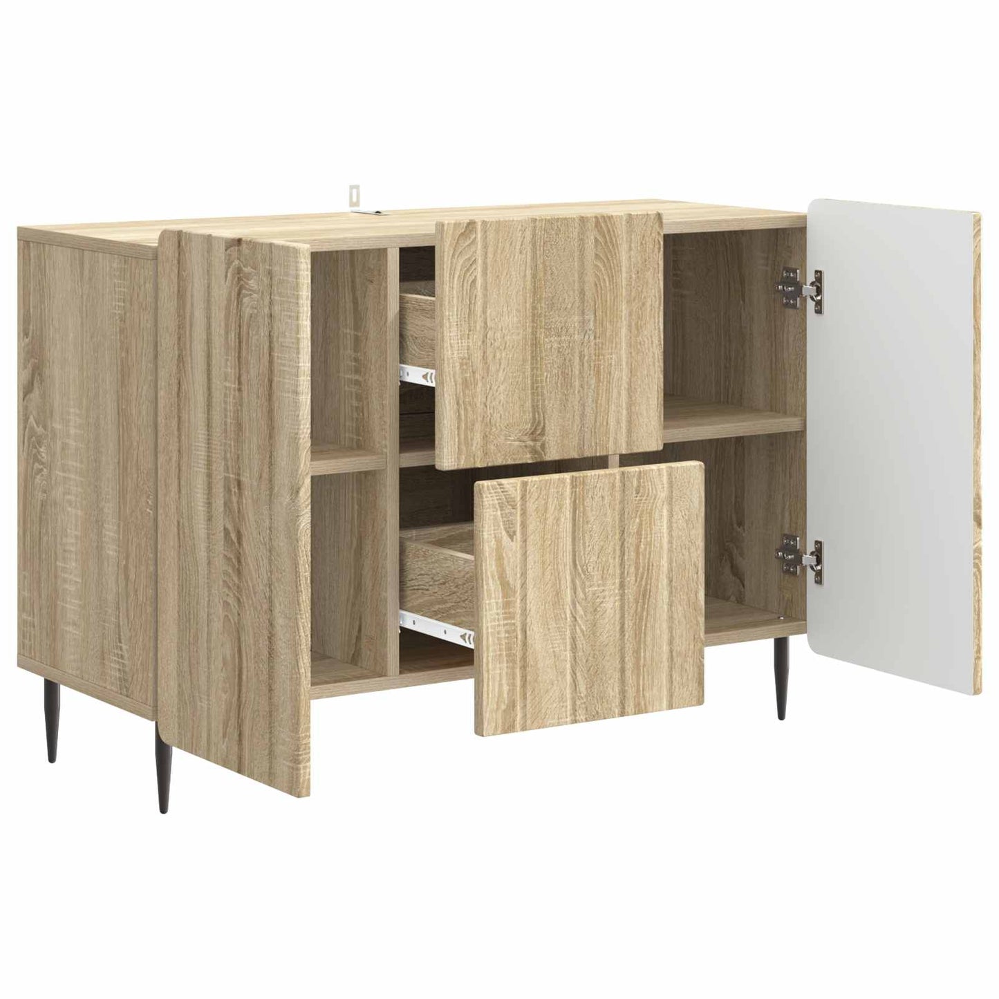 Sideboard Sonoma Oak 89 x 34.5 x 62 cm Engineered Wood