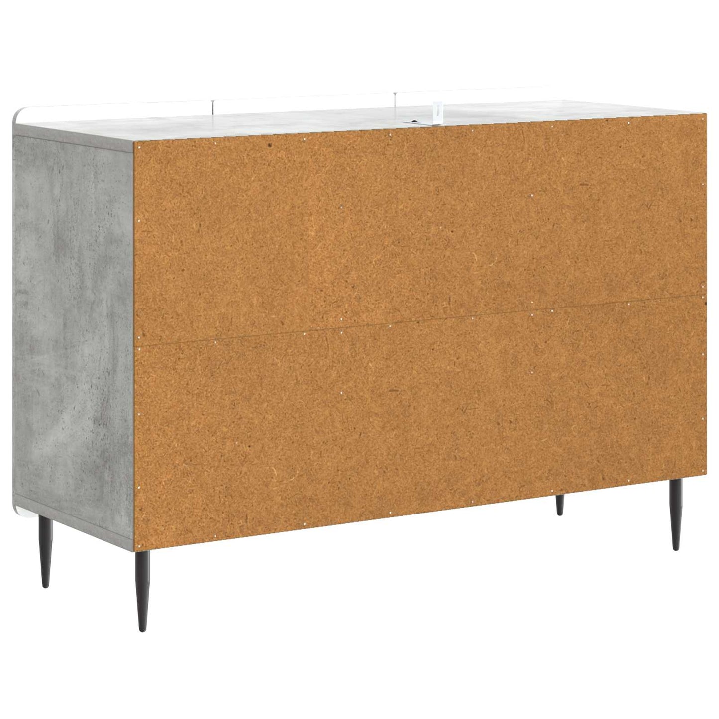 Sideboard Concrete Grey 89 x 34.5 x 62 cm Engineered Wood