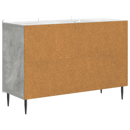 Sideboard Concrete Grey 89 x 34.5 x 62 cm Engineered Wood