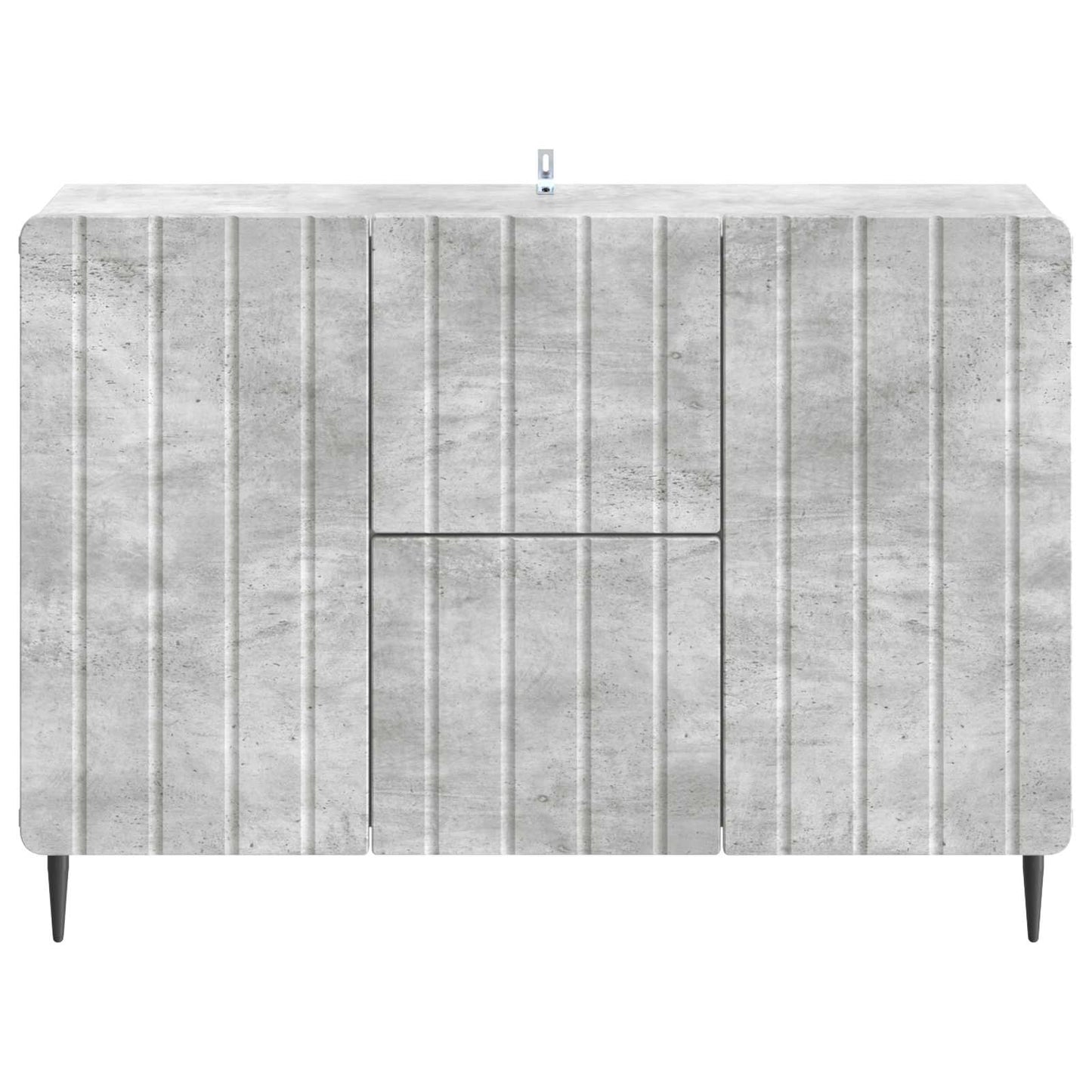 Sideboard Concrete Grey 89 x 34.5 x 62 cm Engineered Wood
