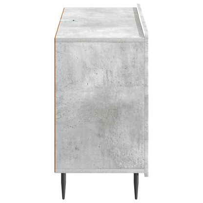 Sideboard Concrete Grey 89 x 34.5 x 62 cm Engineered Wood