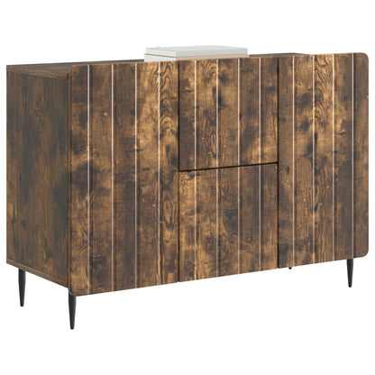 Sideboard Smoked Oak 89 x 34.5 x 62 cm Engineered Wood