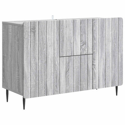Sideboard Grey Sonoma 89 x 34.5 x 62 cm Engineered Wood