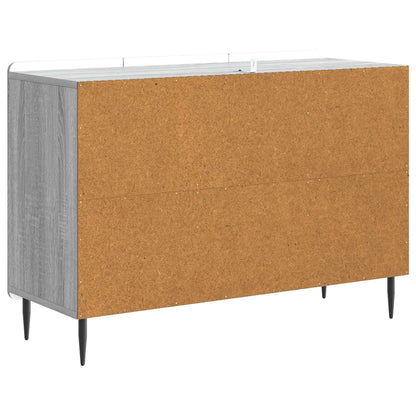 Sideboard Grey Sonoma 89 x 34.5 x 62 cm Engineered Wood
