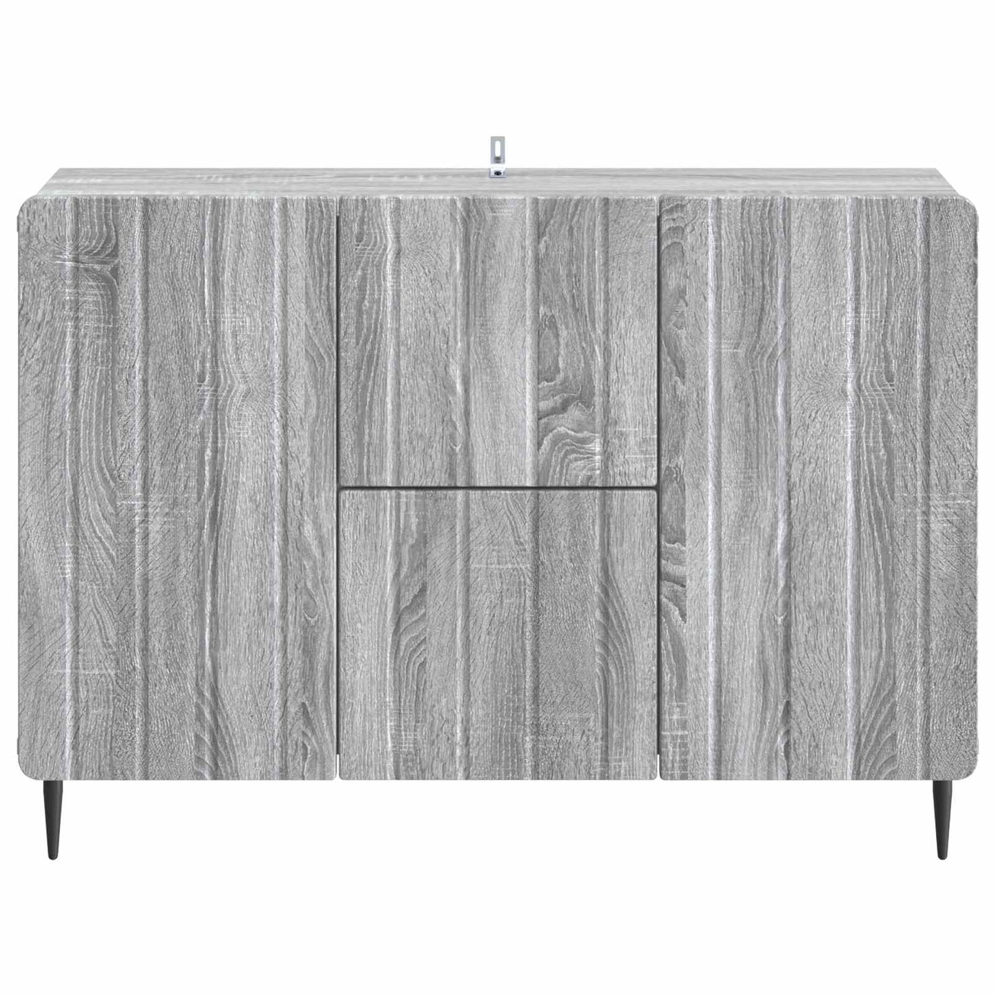 Sideboard Grey Sonoma 89 x 34.5 x 62 cm Engineered Wood