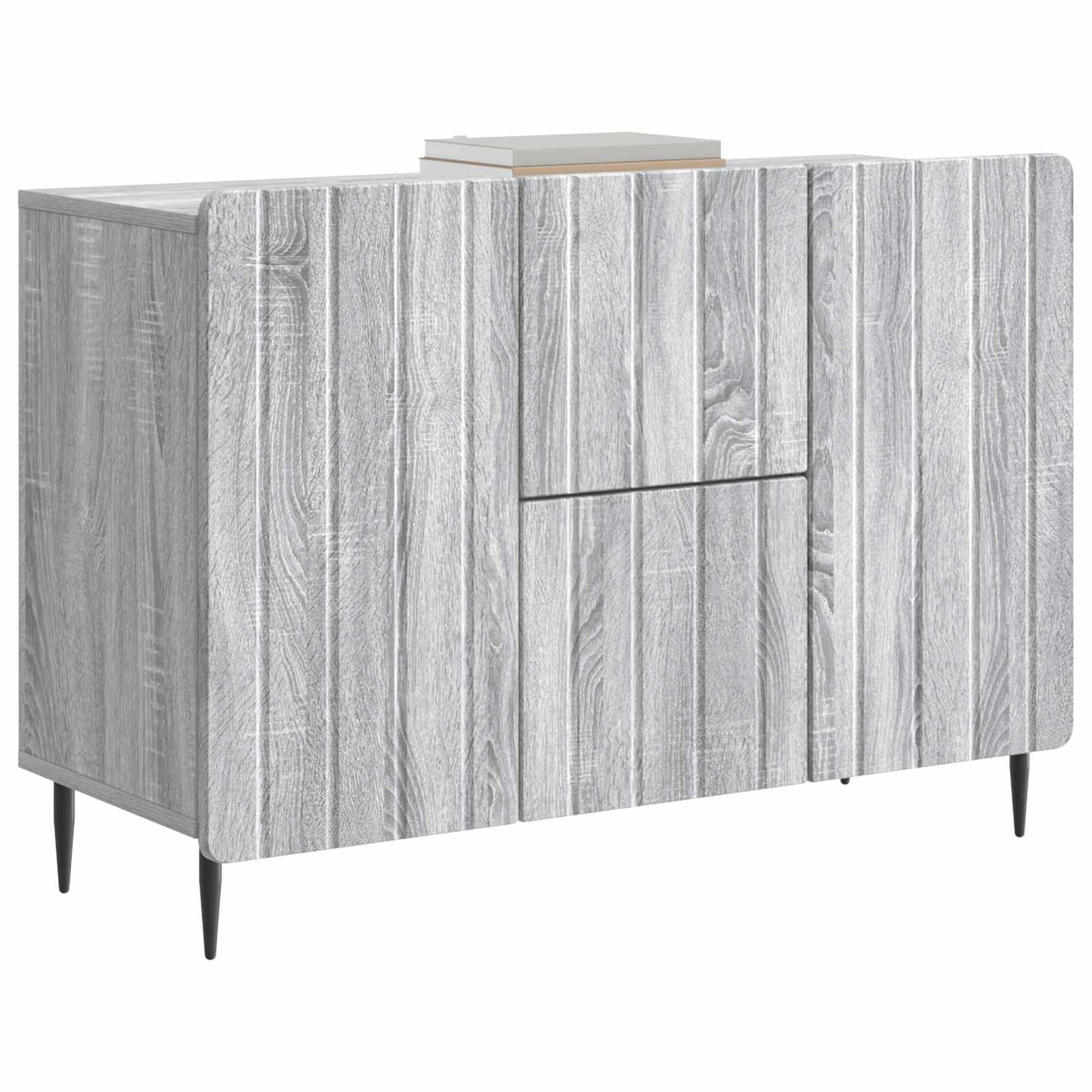 Sideboard Grey Sonoma 89 x 34.5 x 62 cm Engineered Wood