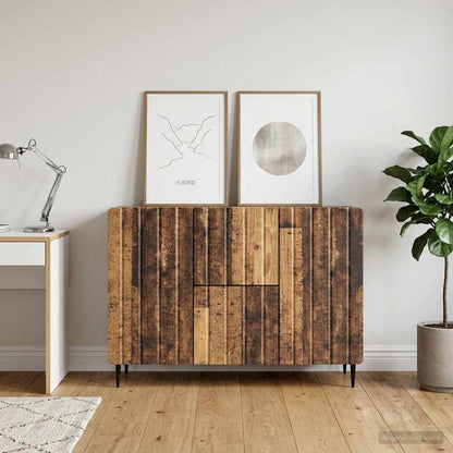 Sideboard Old Wood 89 x 34.5 x 62 cm Engineered Wood