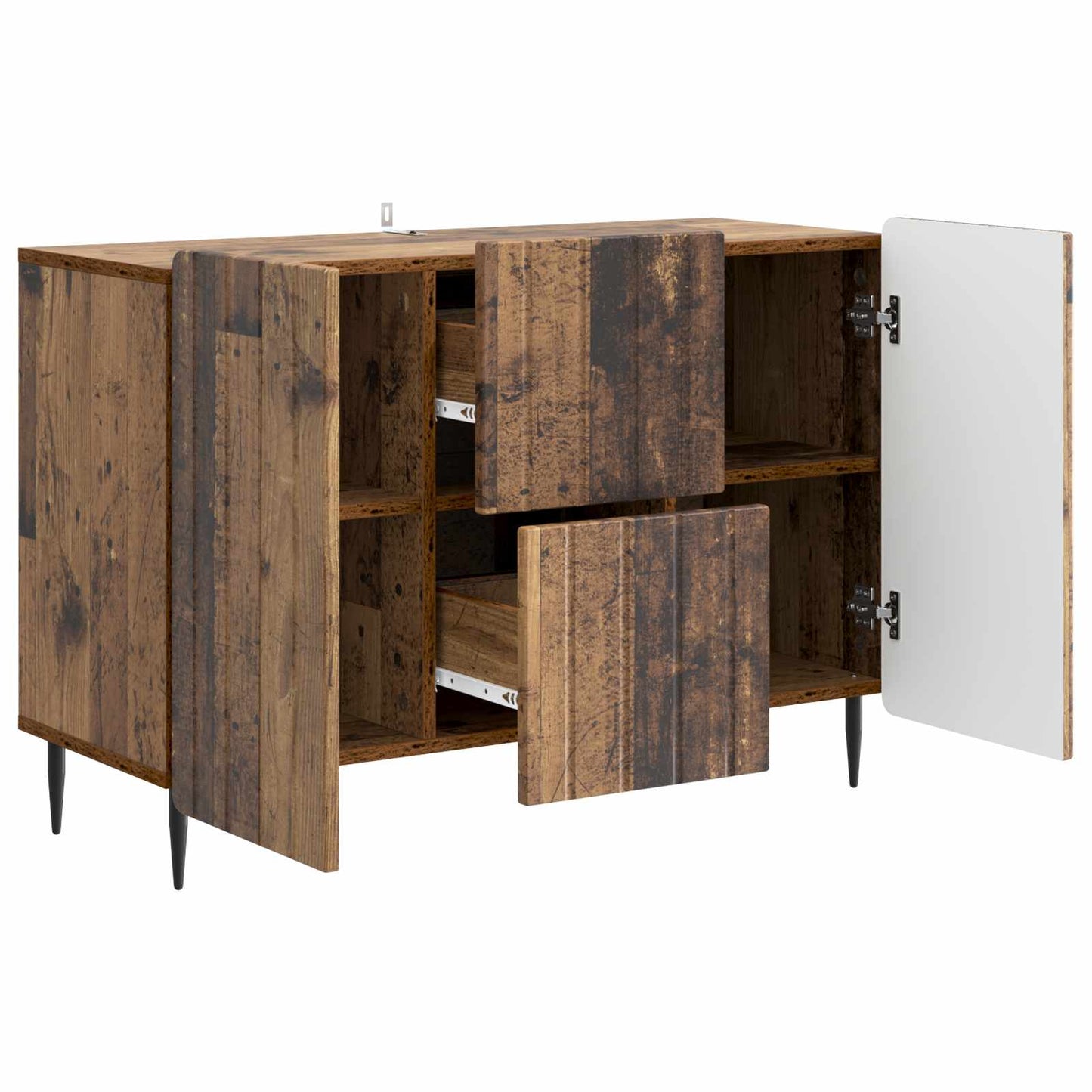 Sideboard Old Wood 89 x 34.5 x 62 cm Engineered Wood