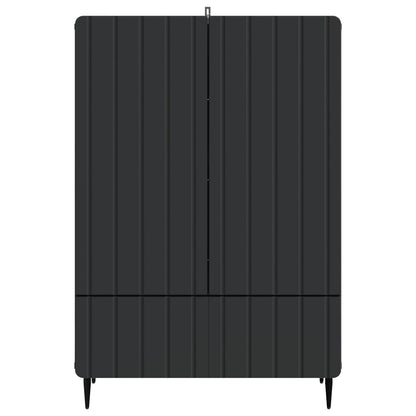 Sideboard Black 66 x 34.5 x 97 cm Engineered Wood