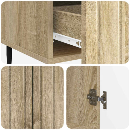 Sideboard Sonoma Oak 66 x 34.5 x 97 cm Engineered Wood