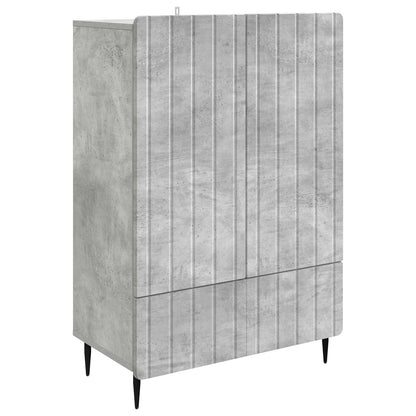 Sideboard Concrete Grey 66 x 34.5 x 97 cm Engineered Wood