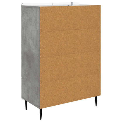 Sideboard Concrete Grey 66 x 34.5 x 97 cm Engineered Wood