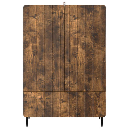 Sideboard Smoked Oak 66 x 34.5 x 97 cm Engineered Wood
