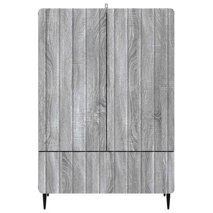 Sideboard Grey Sonoma 66 x 34.5 x 97 cm Engineered Wood