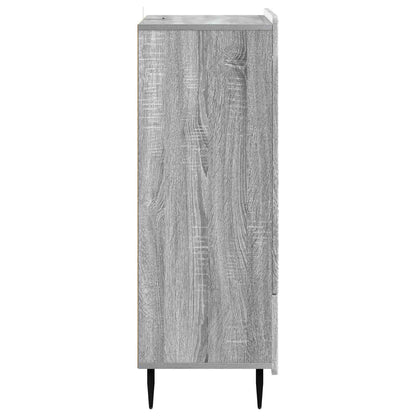 Sideboard Grey Sonoma 66 x 34.5 x 97 cm Engineered Wood