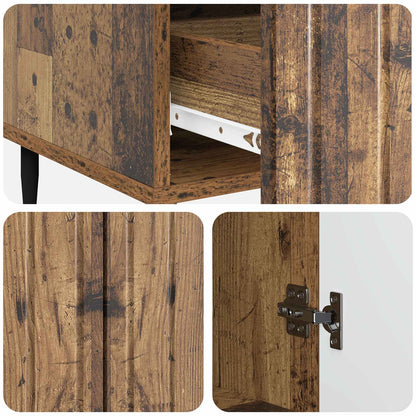 Sideboard Old Wood 66 x 34.5 x 97 cm Engineered Wood
