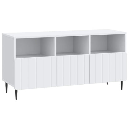 TV Cabinet with Drawer White 102 x 34.5 x 50 cm Engineered Wood